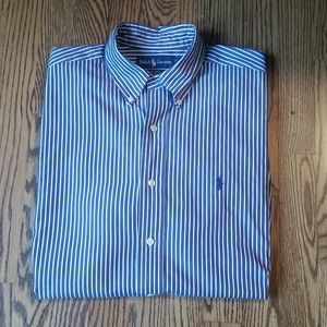Ralph Lauren Blake blue/white stripe shirt
